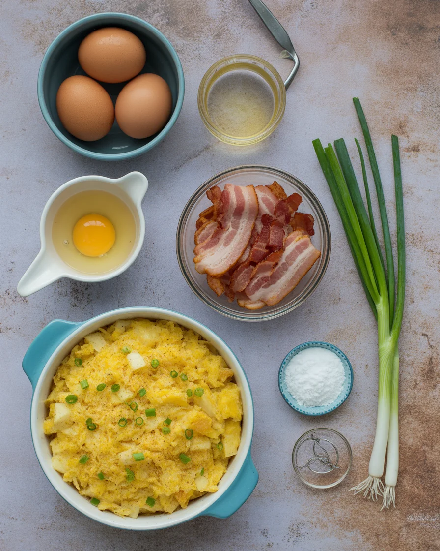Easy Bacon Egg and Hashbrown Casserole