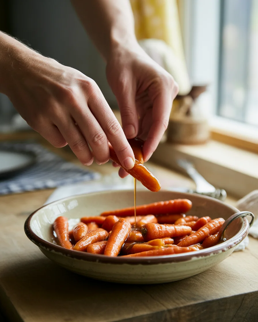 Easy Brown Sugar Honey Glazed Carrots