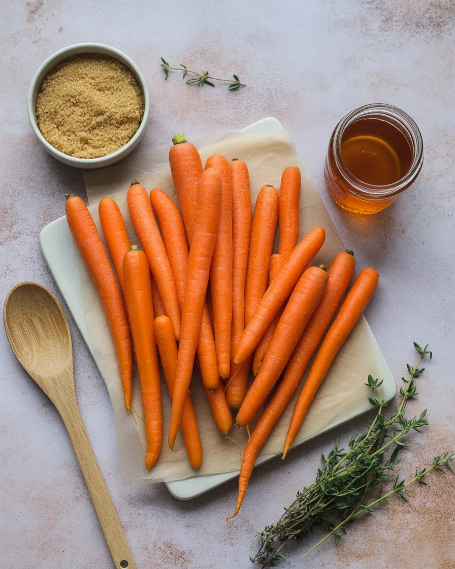 Easy Brown Sugar Honey Glazed Carrots