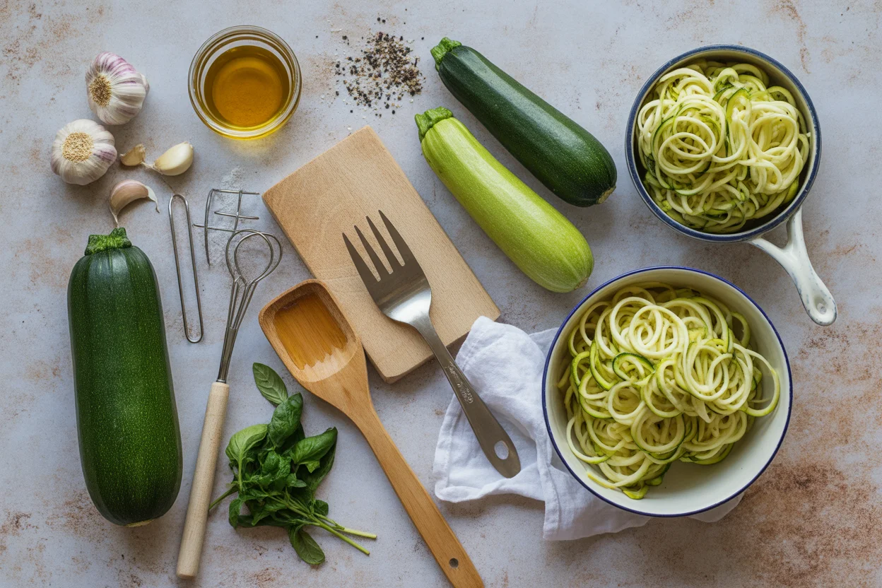 Mouthwatering Garlic Butter Zucchini Noodles in Just 10 Minutes 8 Garlic butter zucchini noodles