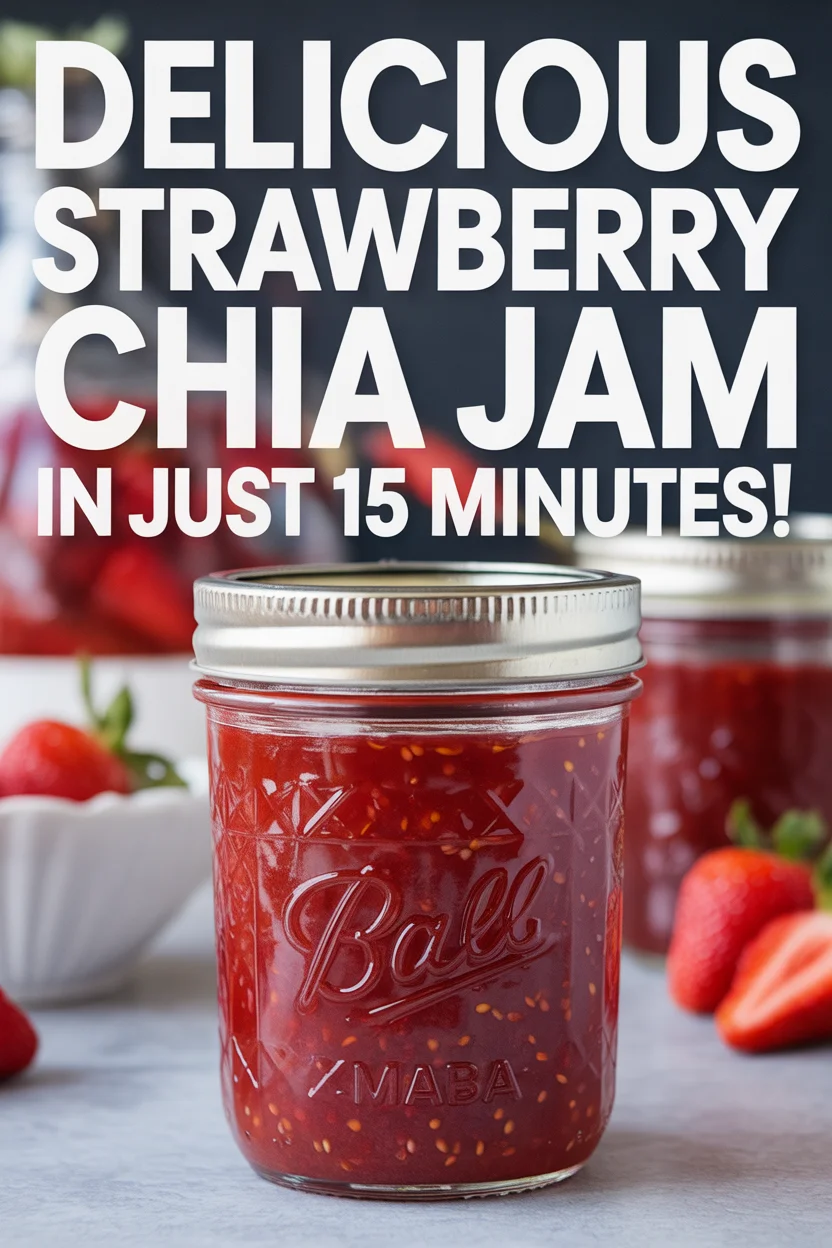 Delicious Strawberry Chia Jam in Just 15 Minutes!