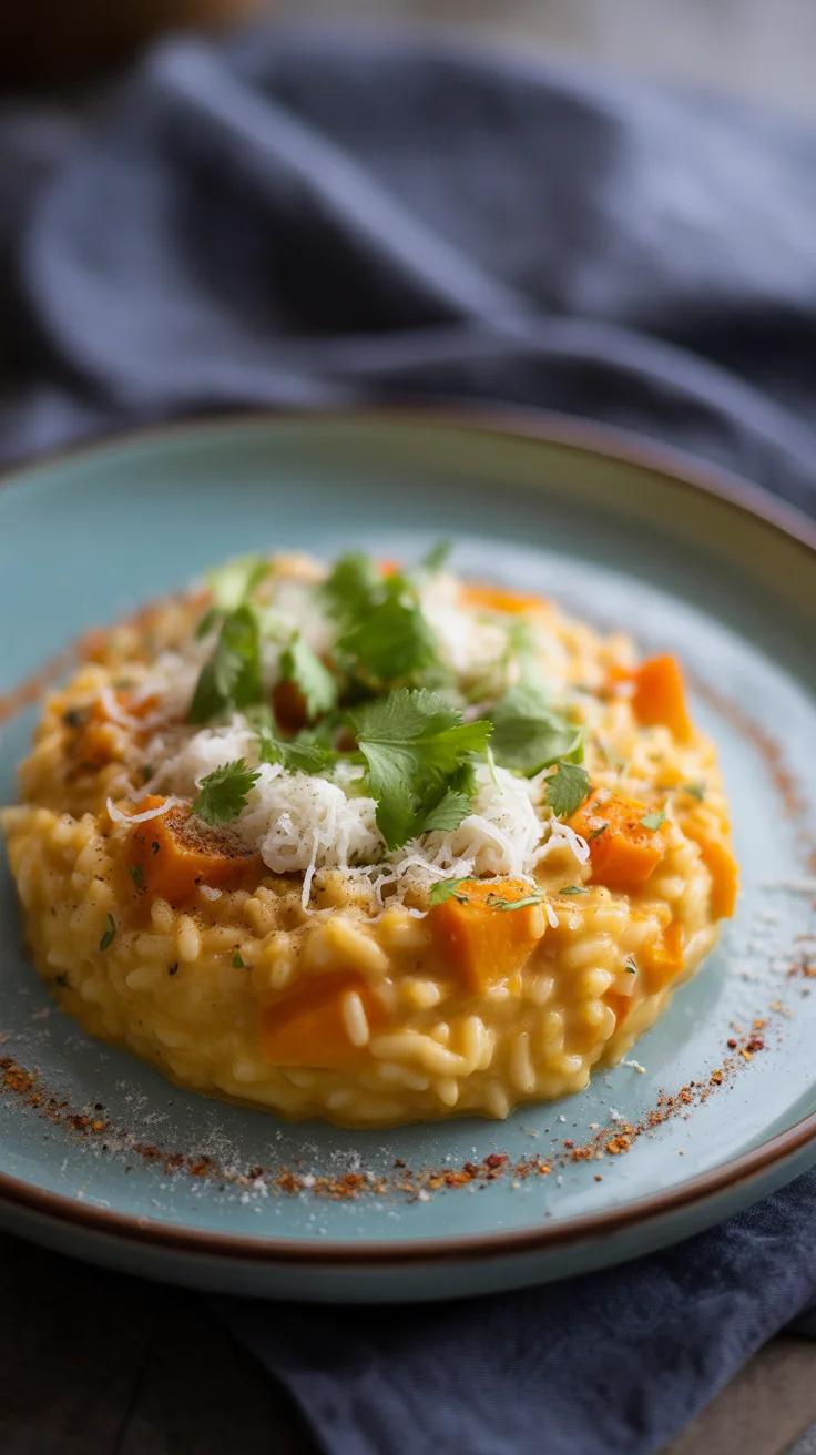 Speedy Sausage & Butternut Squash Risotto