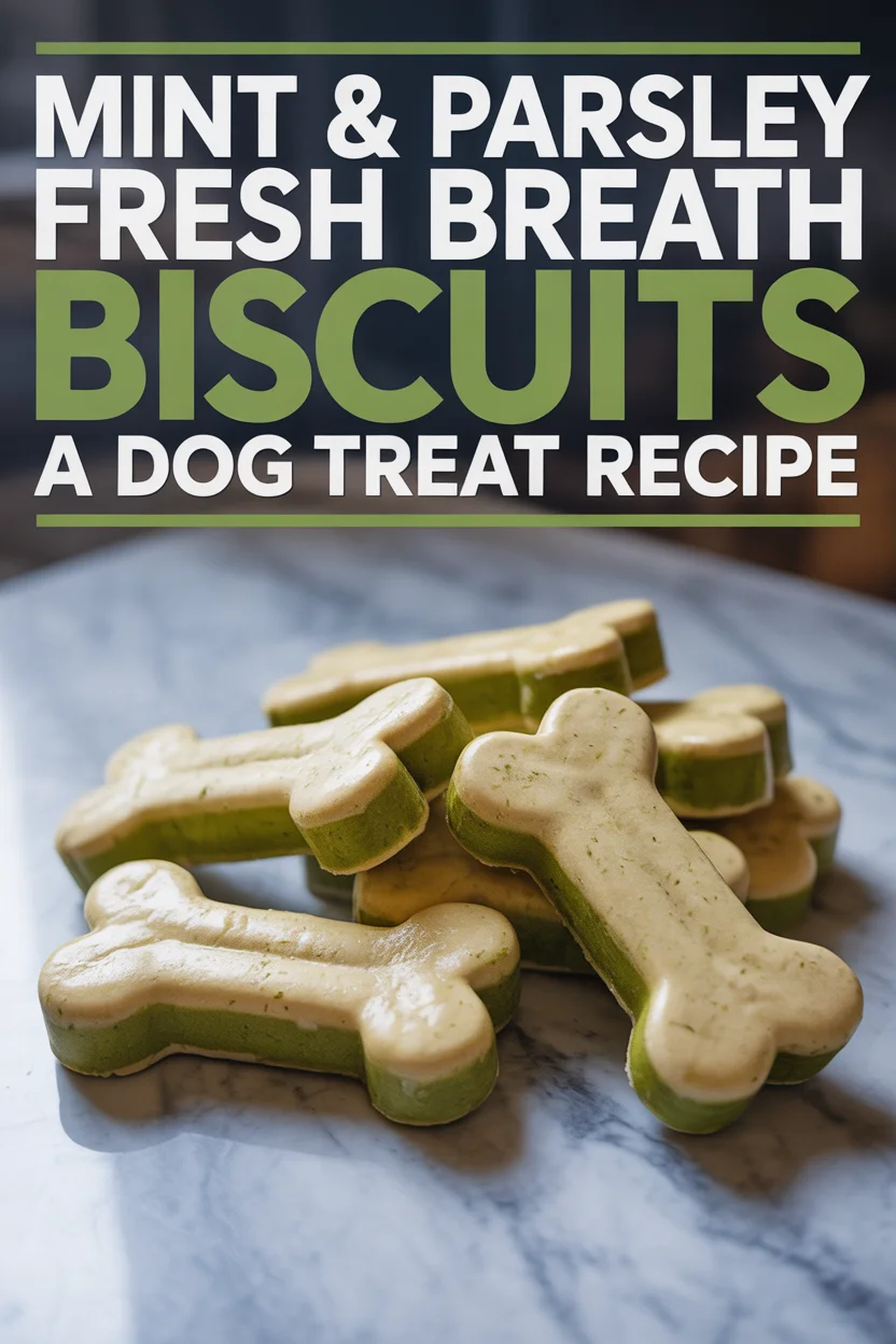 Mint & Parsley Fresh Breath Biscuits A Dog Treat Recipe