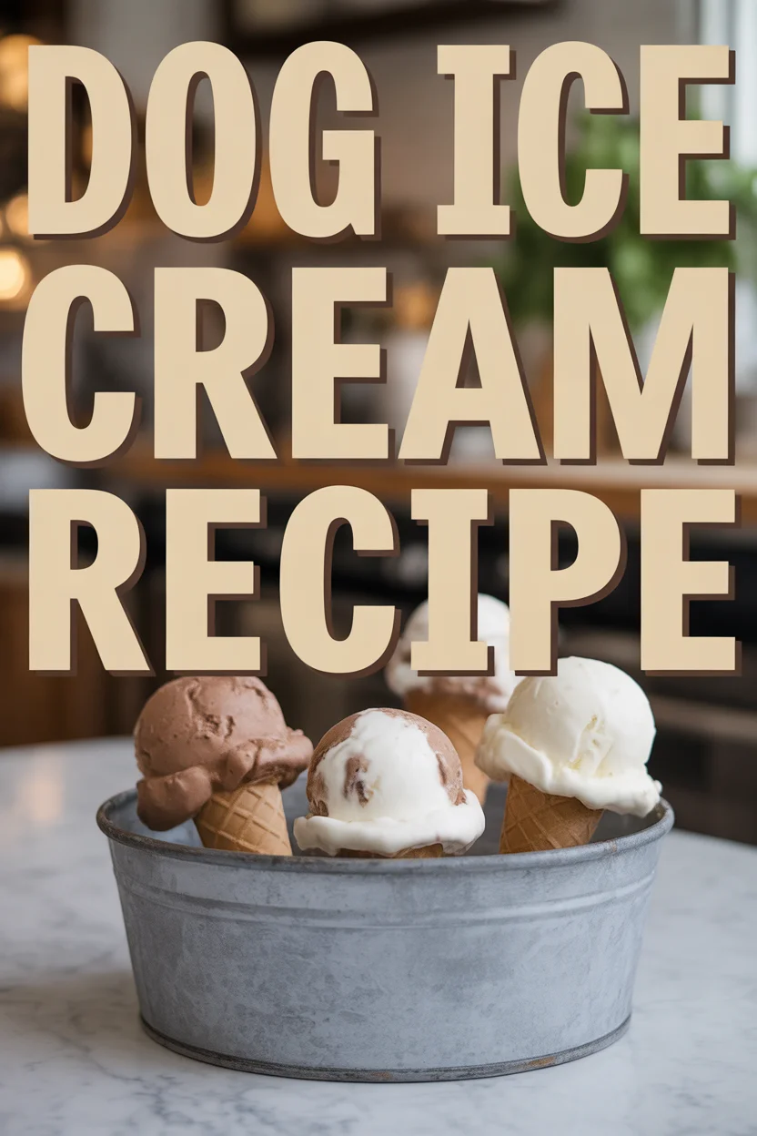 Dog Ice Cream Recipe