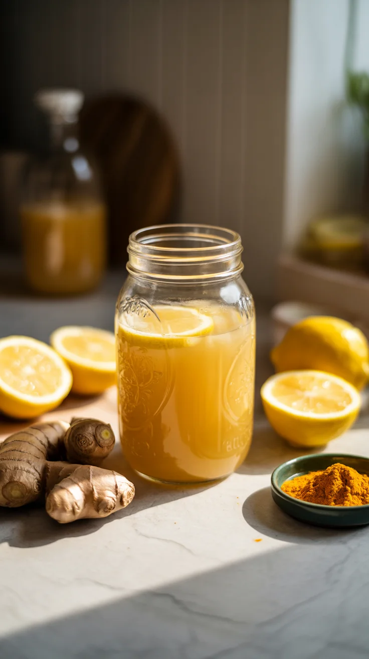 Lemon Ginger Turmeric Wellness Kefir