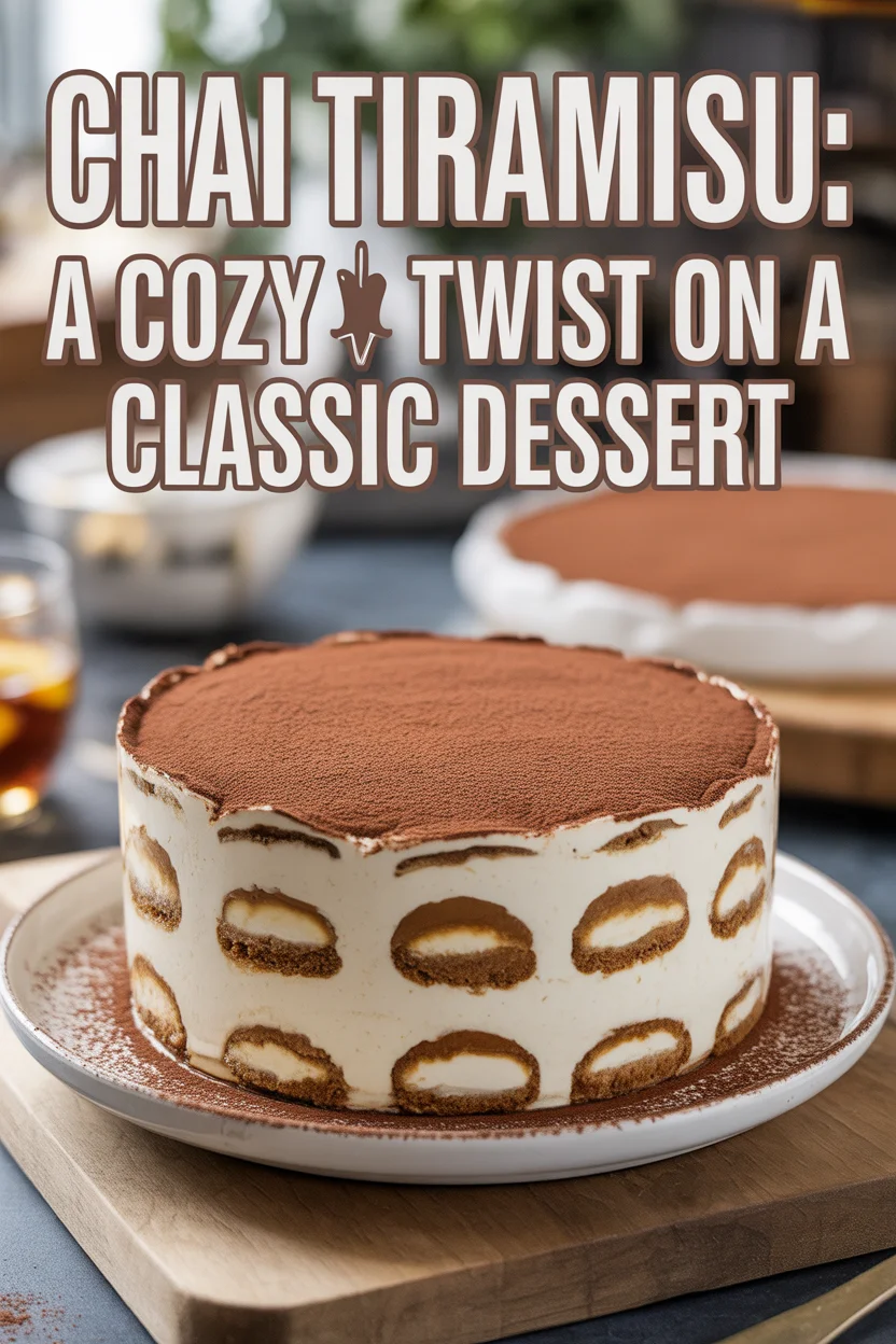 Chai Tiramisu: A Cozy Twist on a Classic Dessert