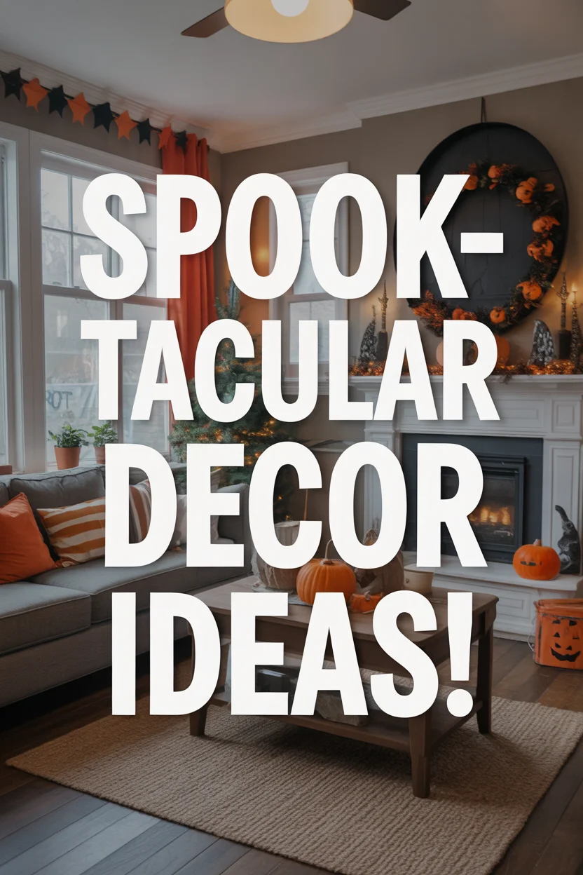 Spook-tacular Living Room Halloween Decor Ideas You&rsquo;ll Adore!