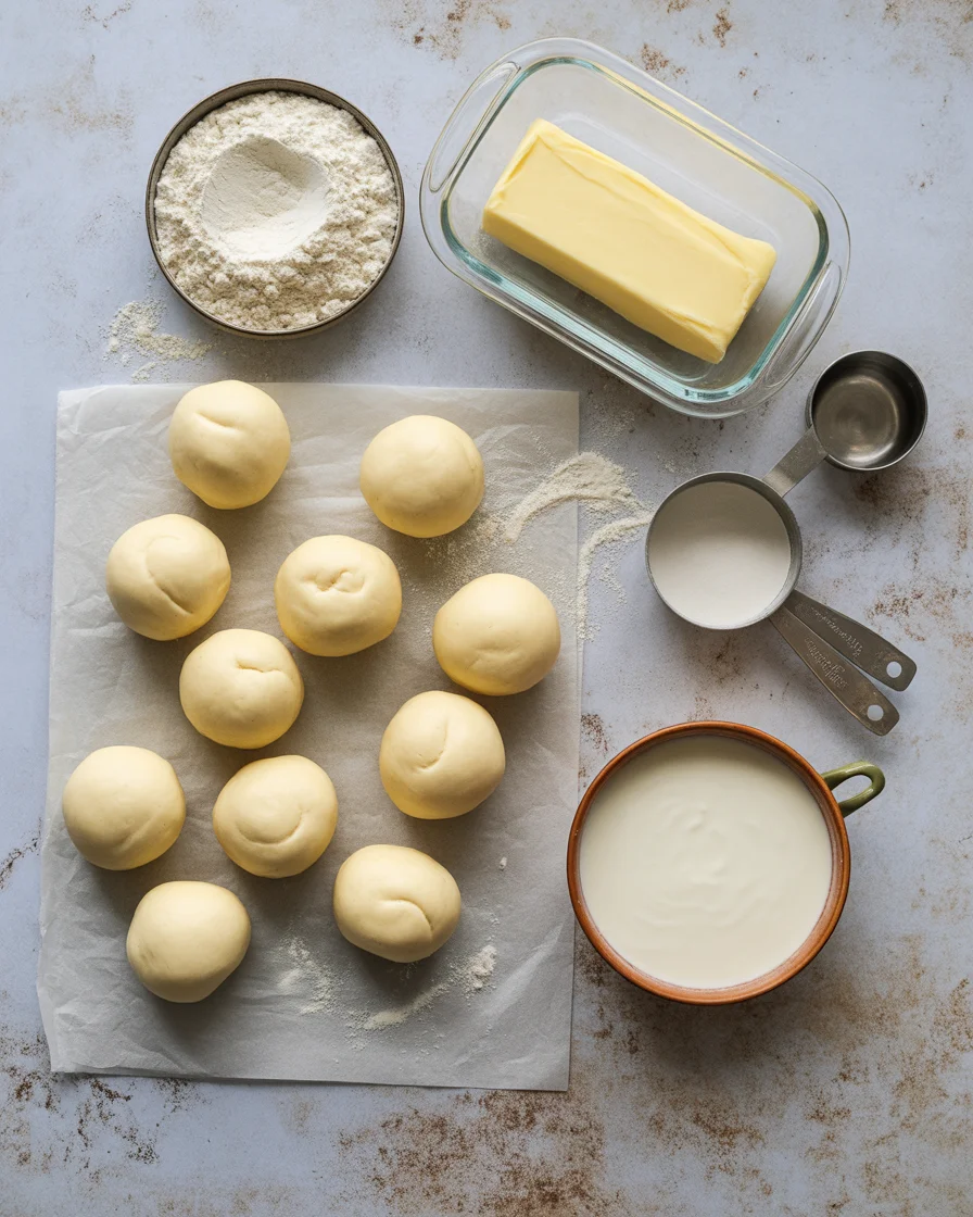 Condensed Milk Dinner Rolls
