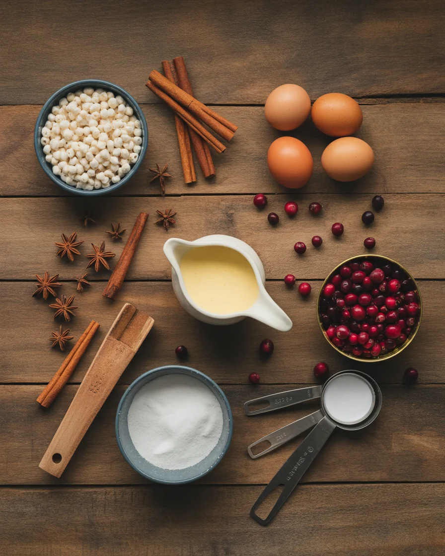 Eggnog Tapioca Pudding