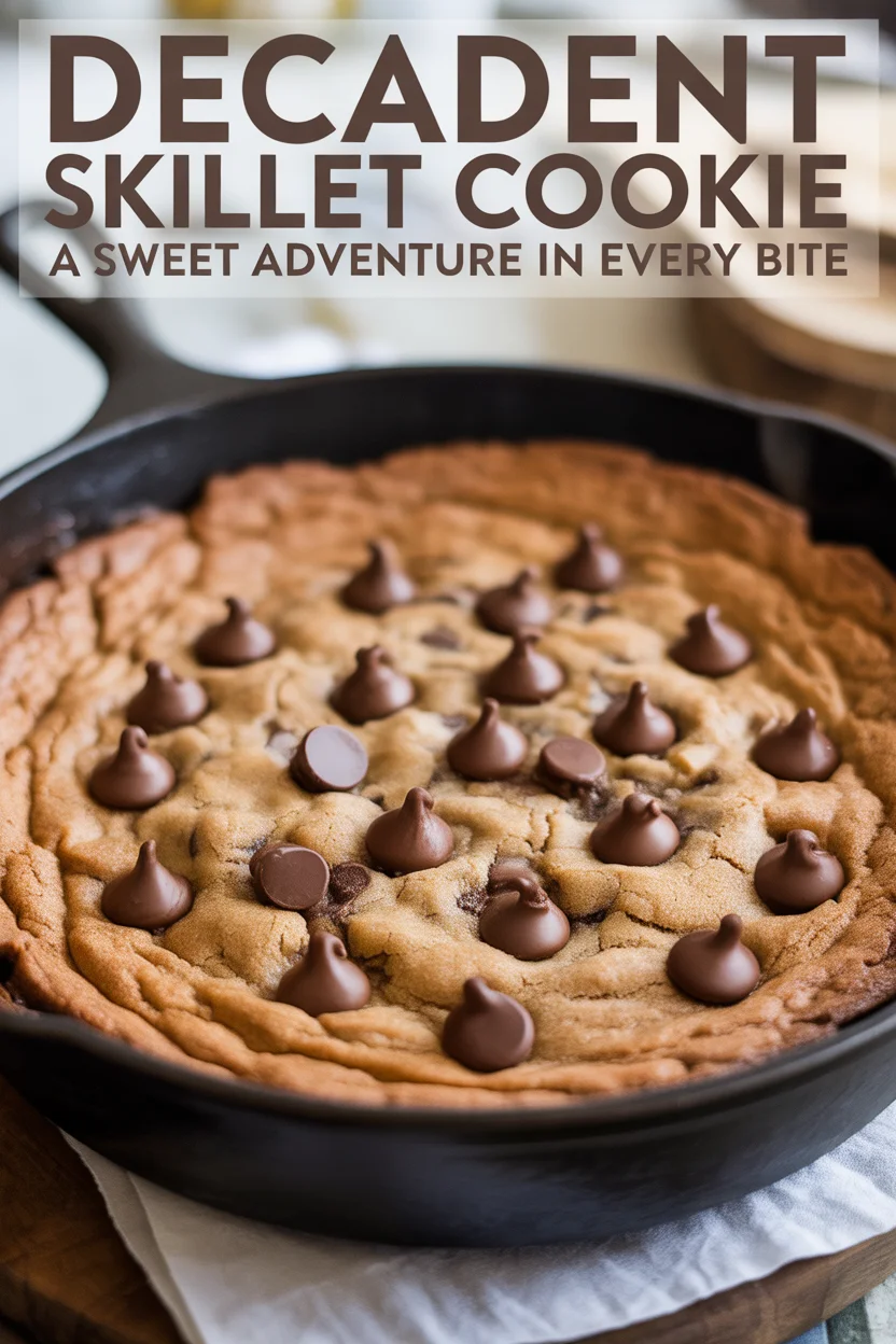 Decadent Skillet Cookie: A Sweet Adventure in Every Bite 8 Decadent Skillet Cookie: A Sweet Adventure in Every Bite