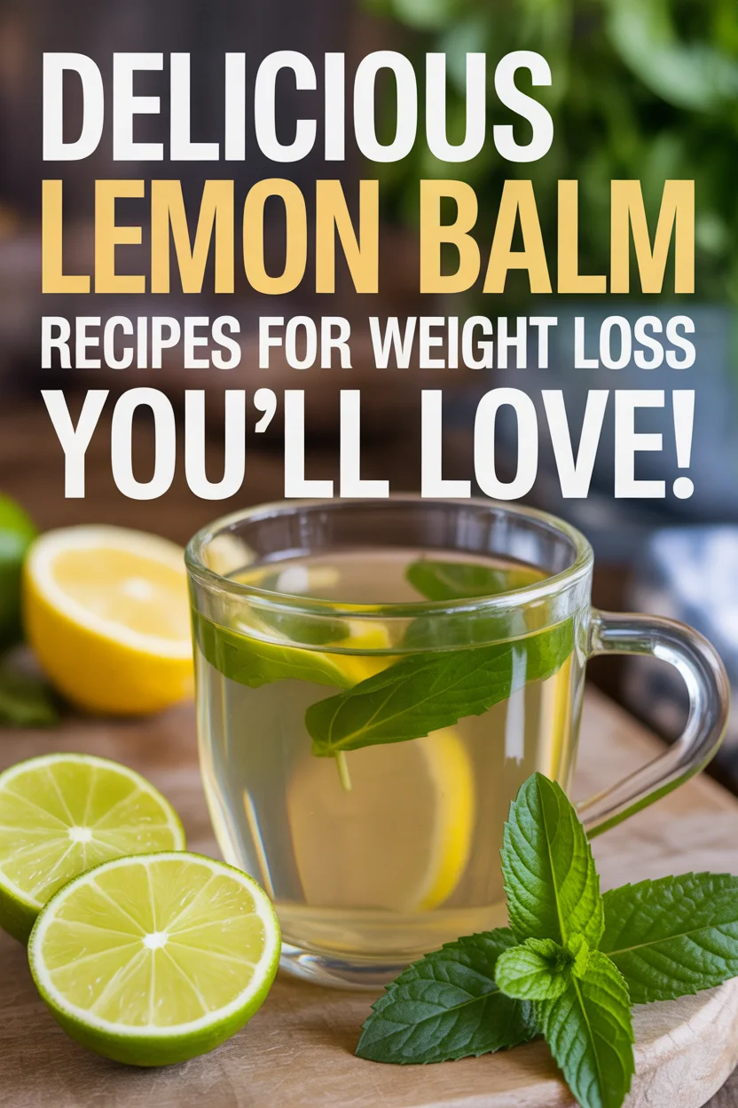 lemon balm recipes for weight loss