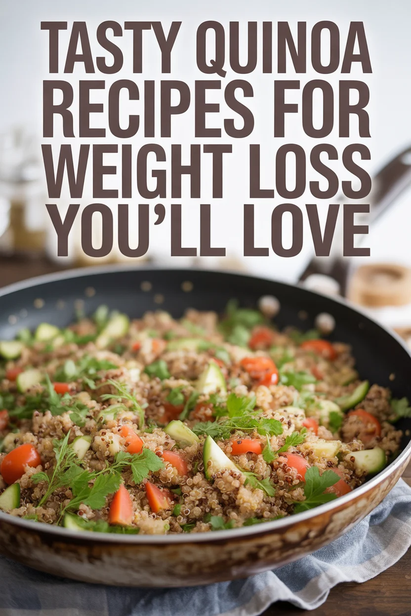 Tasty Quinoa Recipes for Weight Loss You'll Love