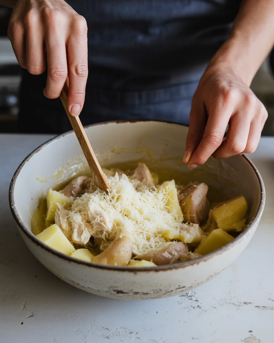 Savory Garlic Parmesan Crockpot Chicken and Potatoes Recipe