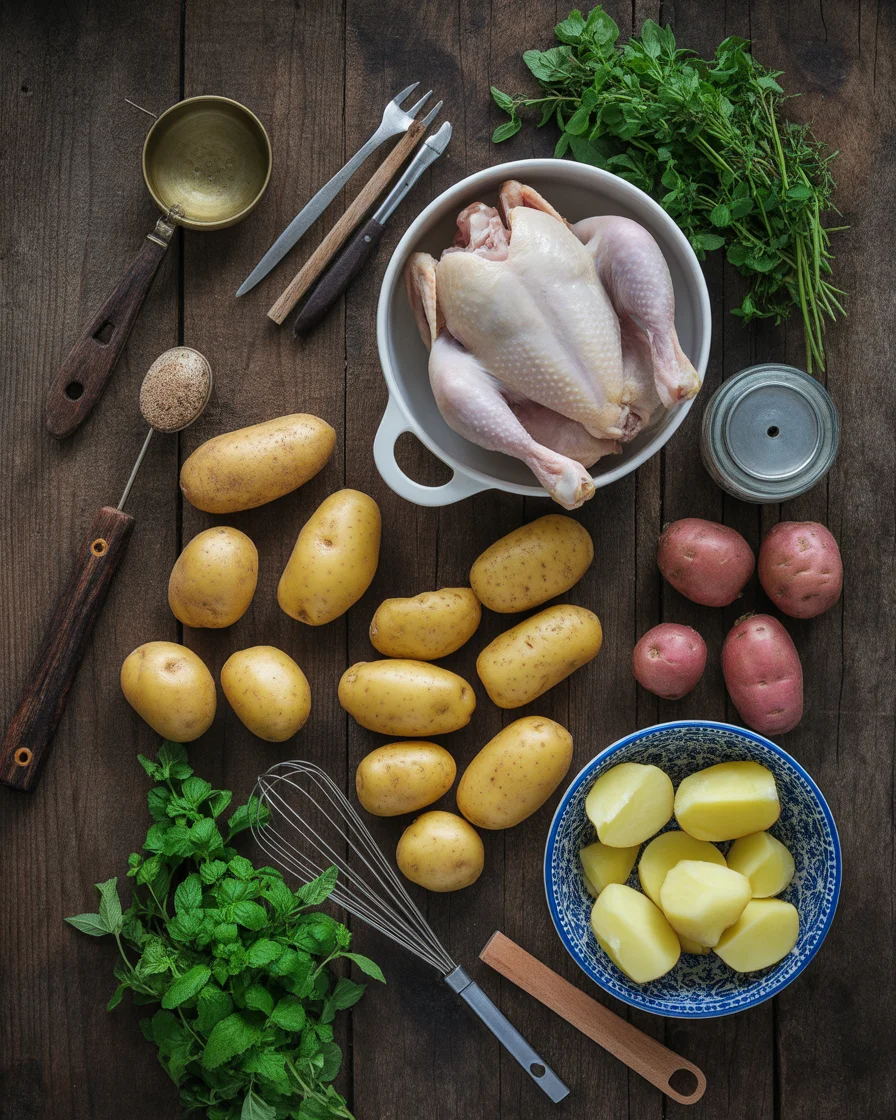 Garlic Parmesan Crockpot Chicken and Potatoes