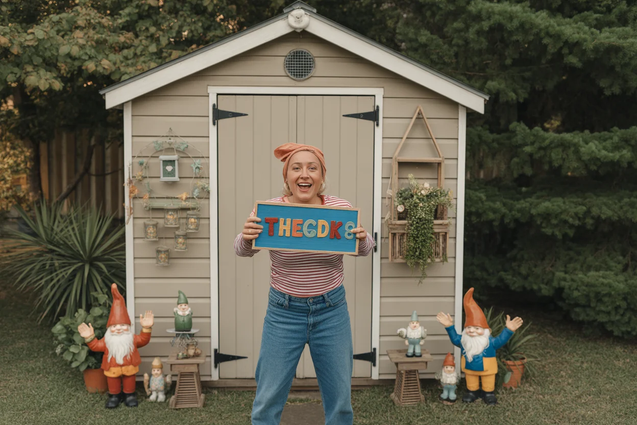 how to decorate a garden shed