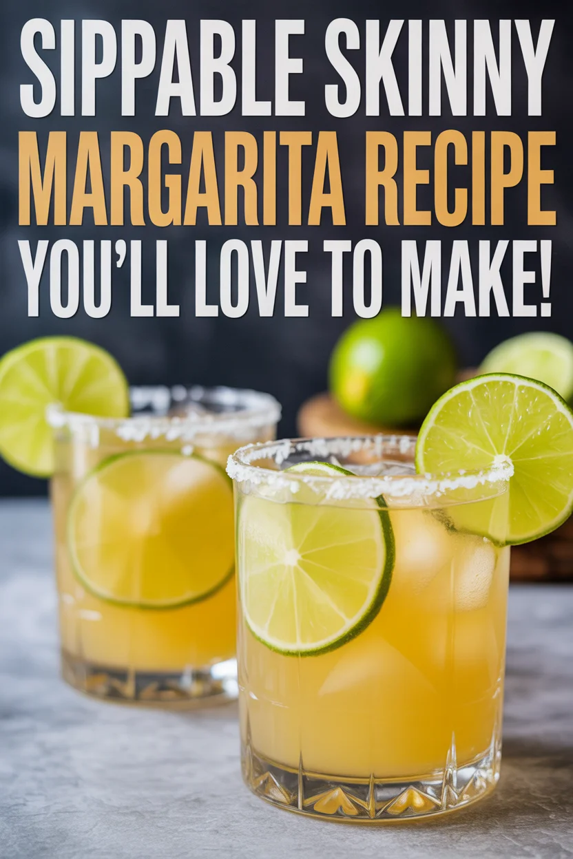 Sippable Skinny Margarita Recipe You’ll Love to Make!
