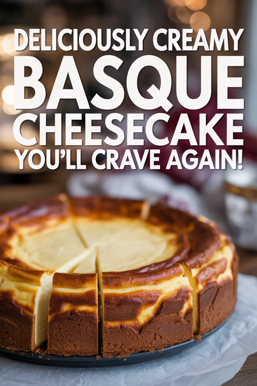 Deliciously Creamy Basque Cheesecake You'll Crave Again!
