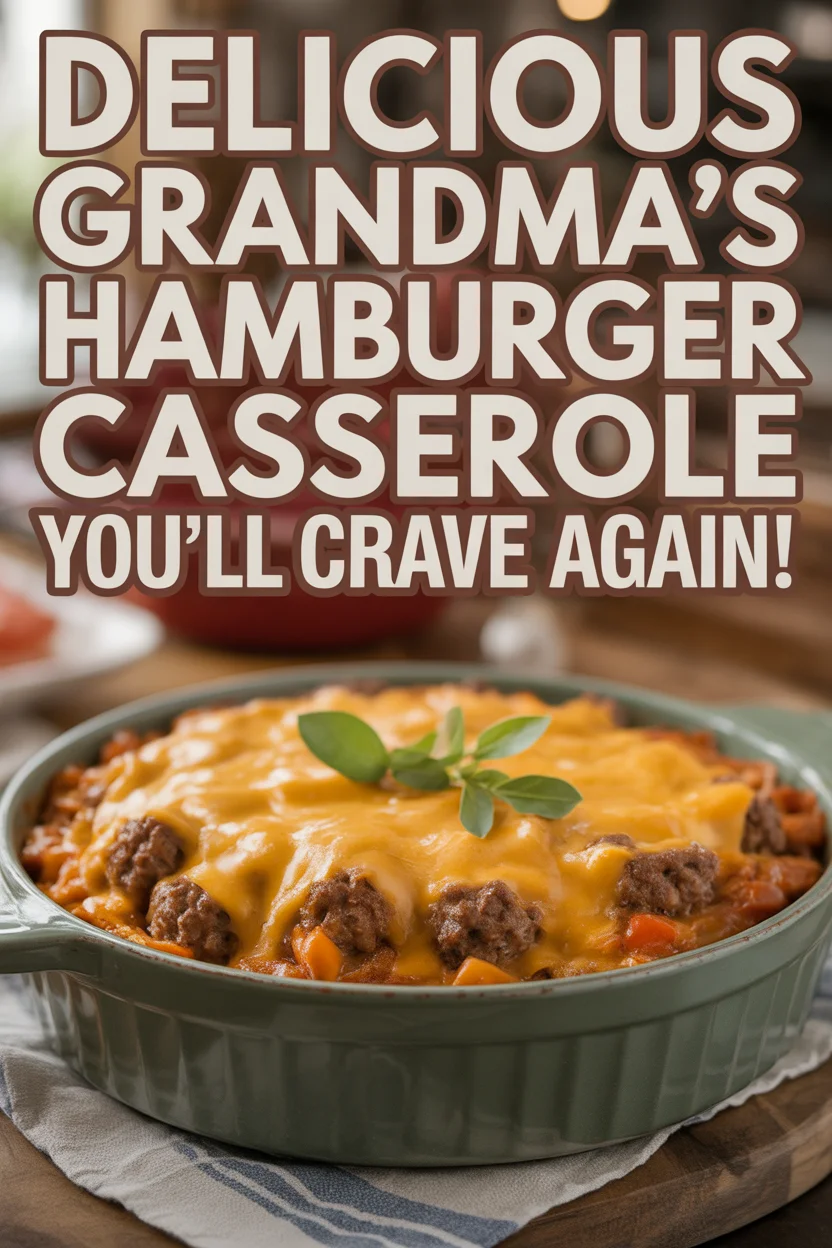 Grandma's Hamburger Casserole