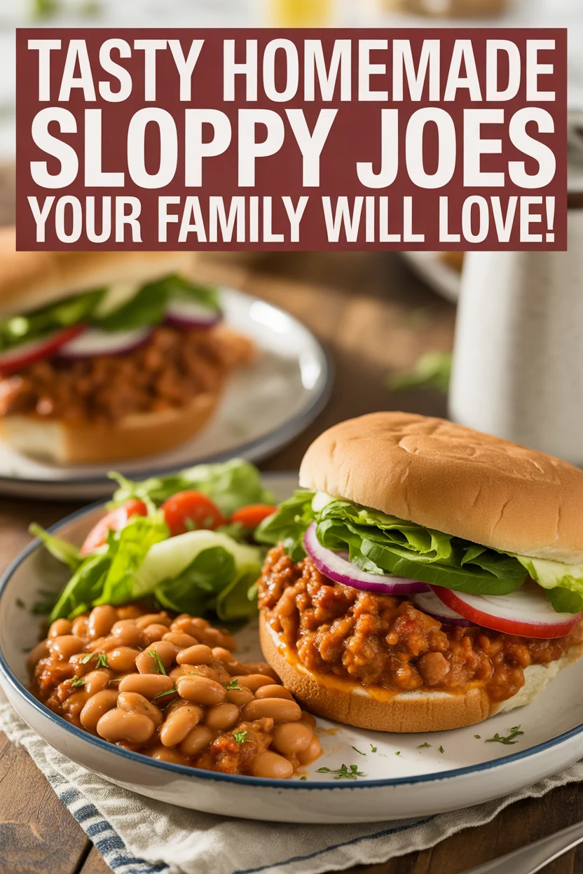 Tasty Homemade Sloppy Joes Your Family Will Love!
