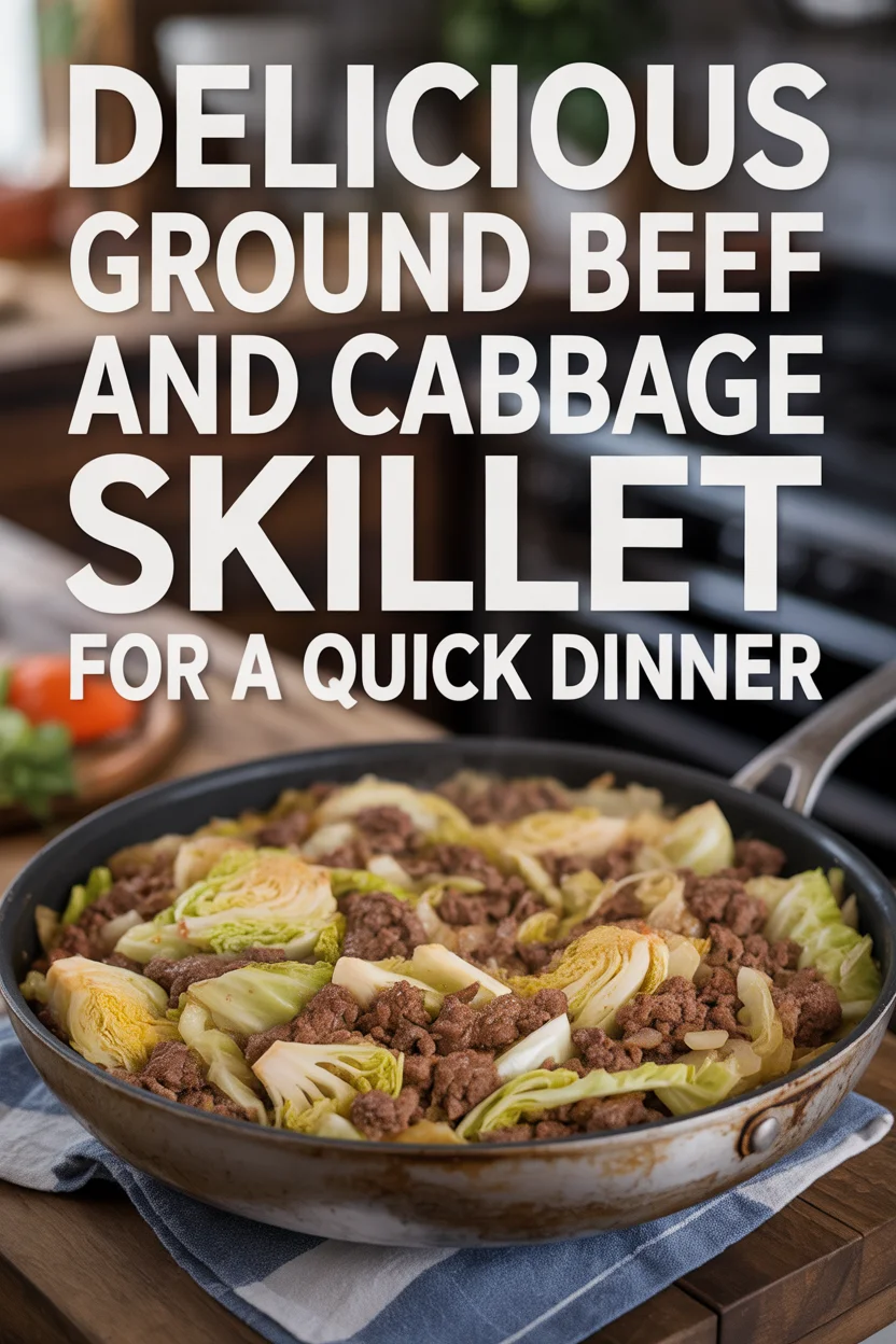 Delicious Ground Beef and Cabbage Skillet for a Quick Dinner