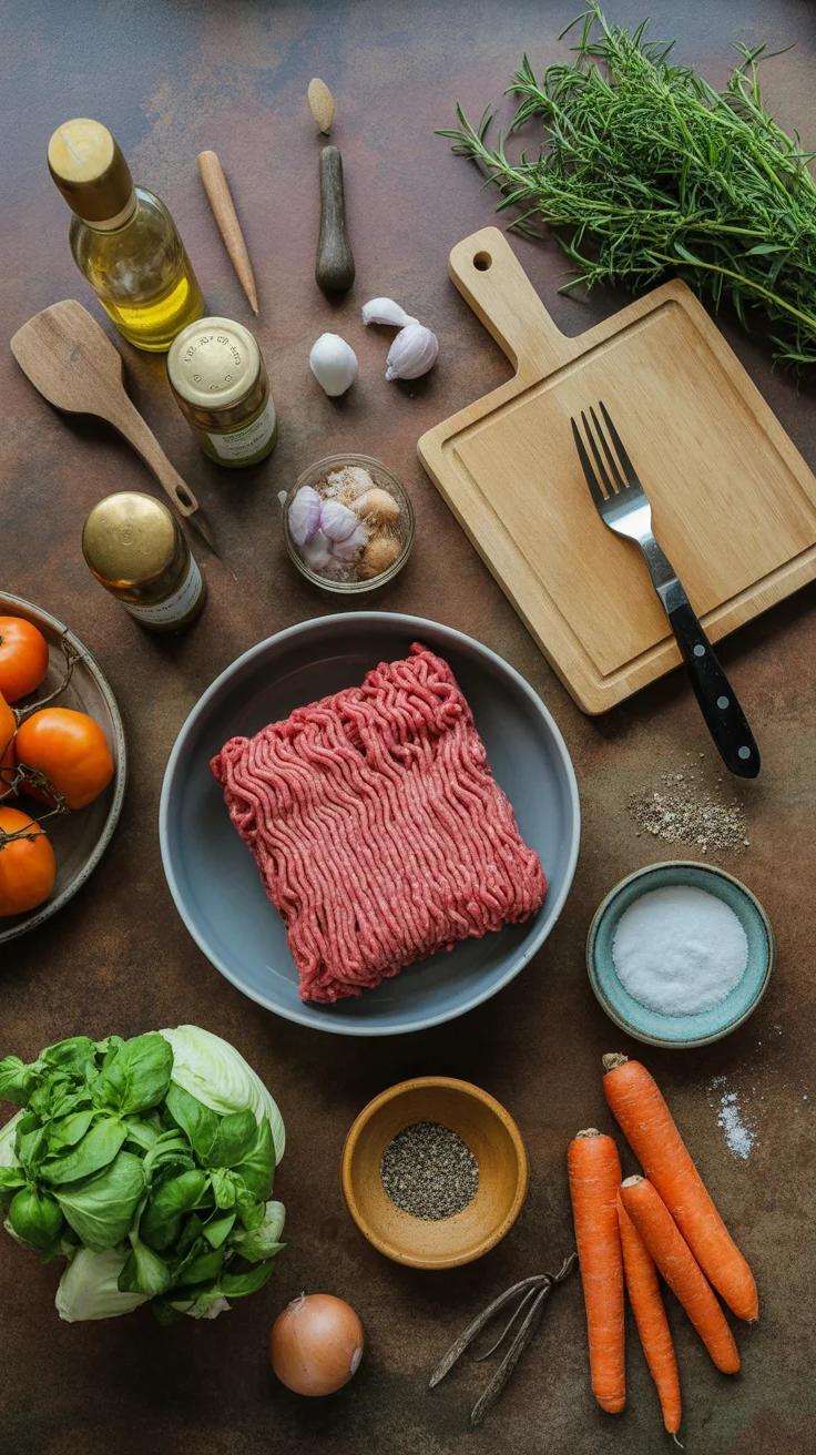 Cozy Up with Retro Ground Beef Casserole with Biscuits