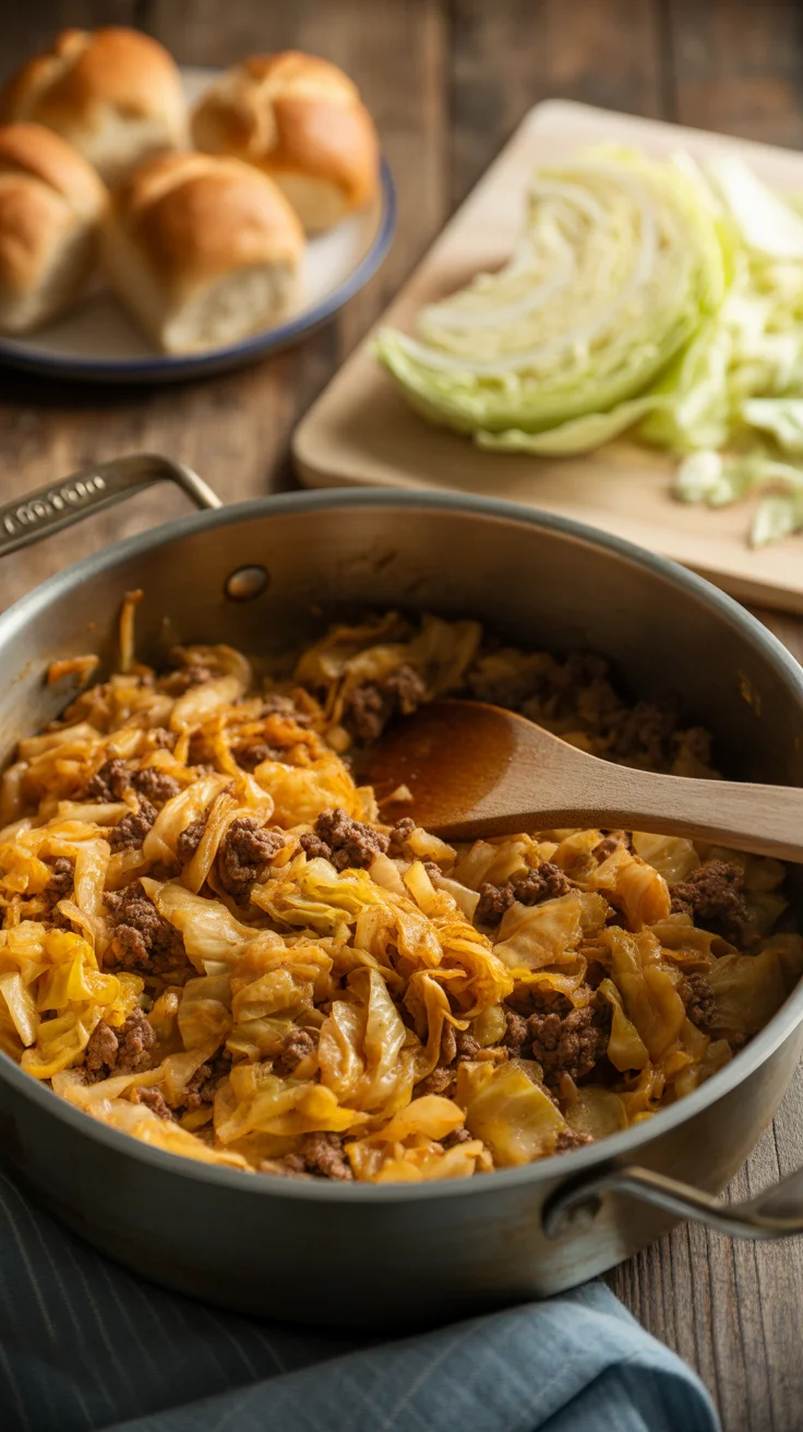 Delicious Ground Beef and Cabbage Skillet for a Quick Dinner