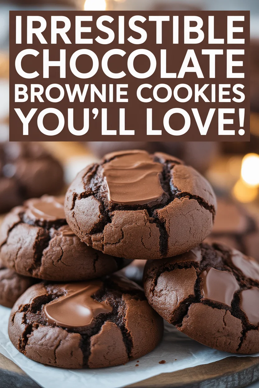 Irresistible Chocolate Brownie Cookies You'll Love! 8 Chocolate Brownie Cookies