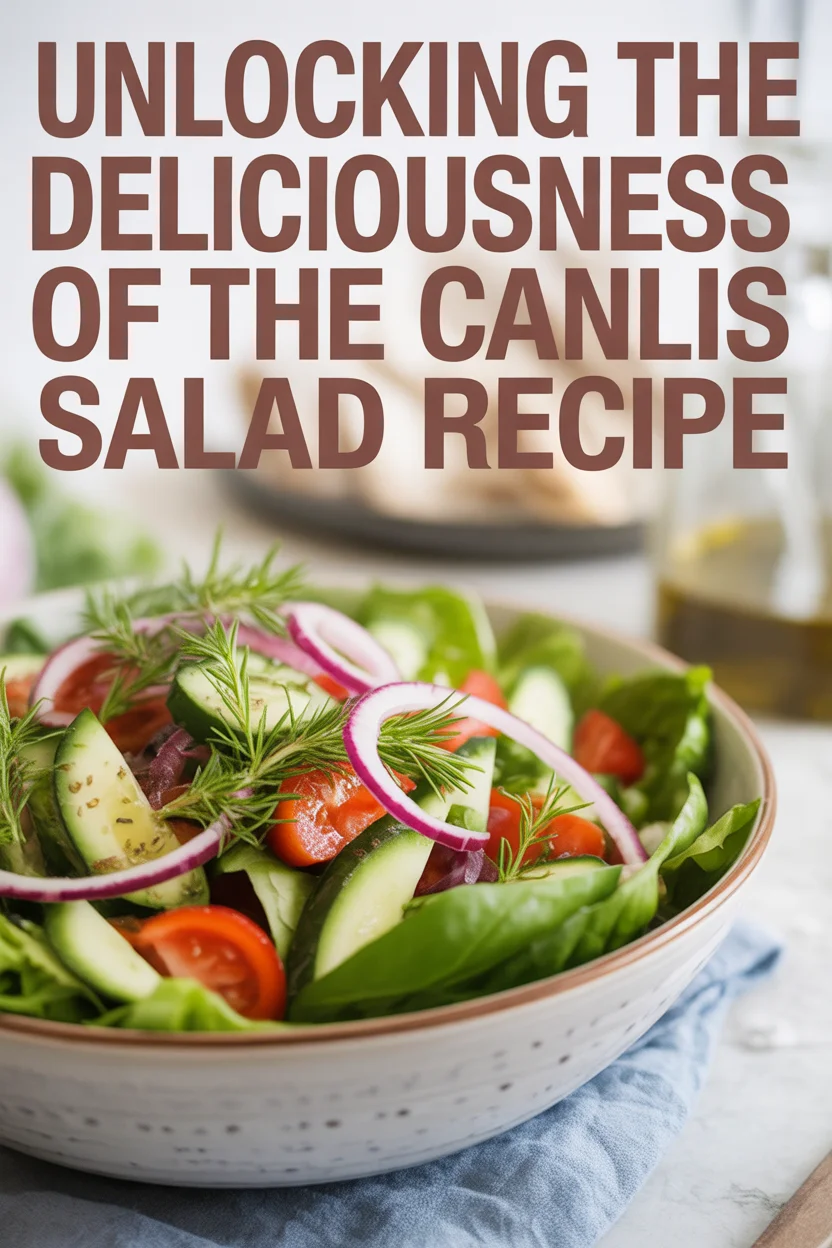 Unlocking the Deliciousness of the Canlis Salad Recipe