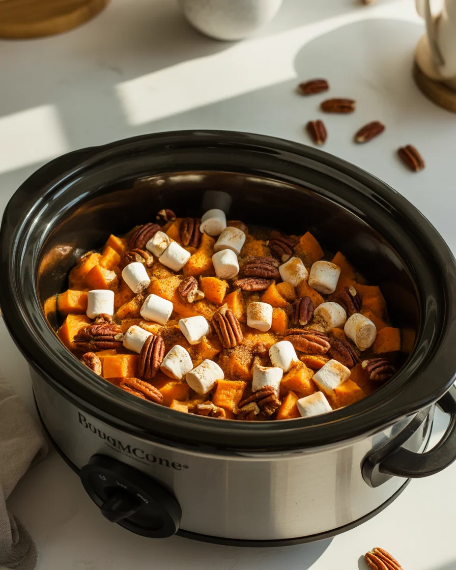 sweet potato casserole crock pot