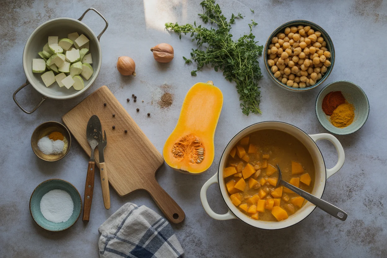 Butternut Squash & Chickpea Stew