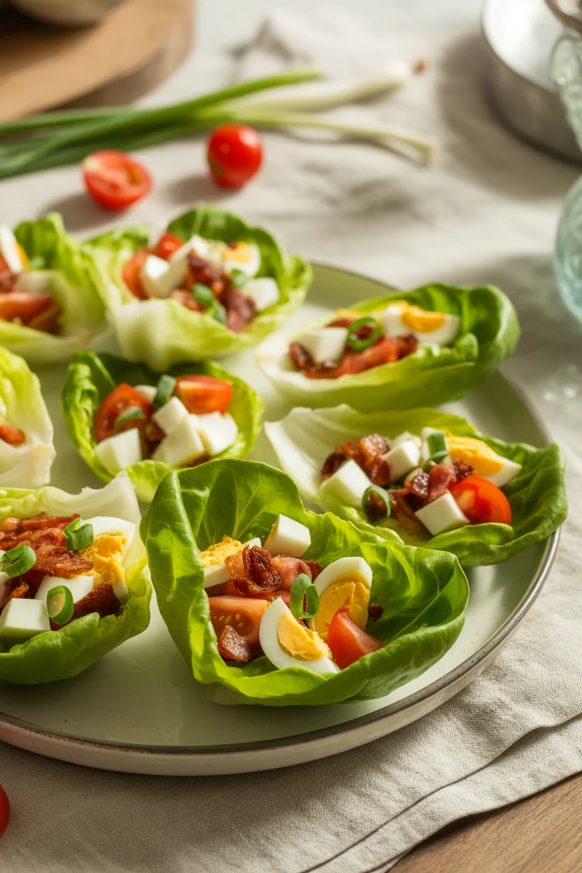 Egg Salad Lettuce Wraps