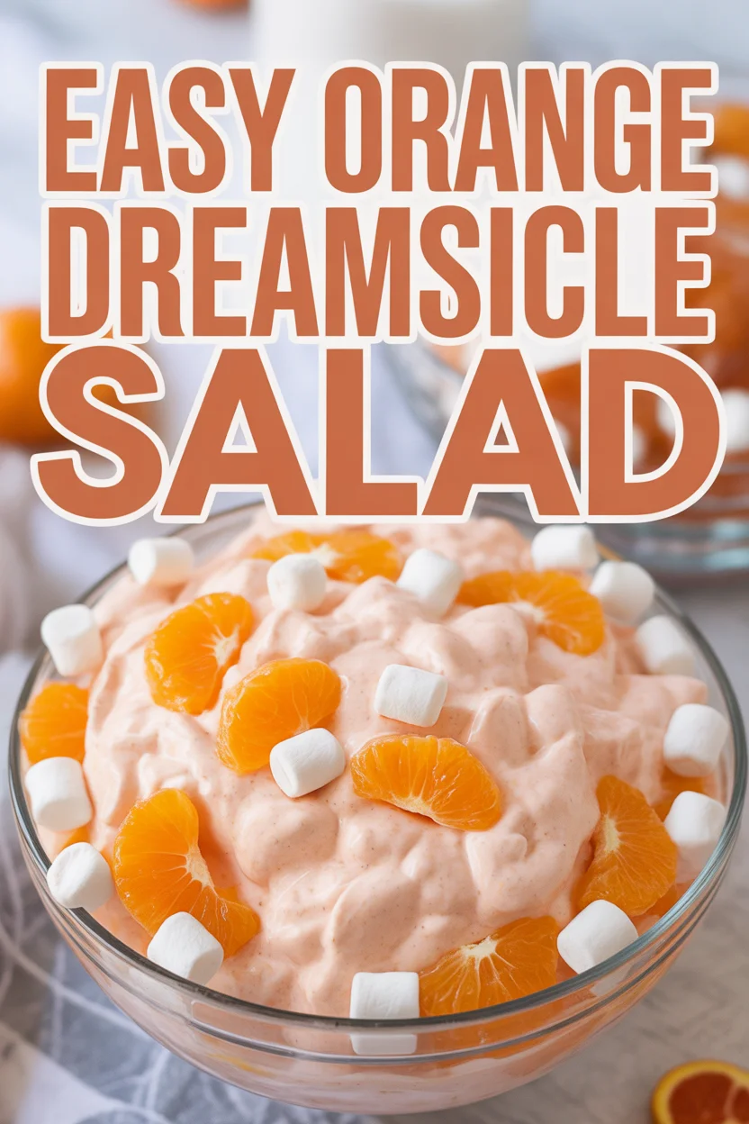 Easy Orange Dreamsicle Salad