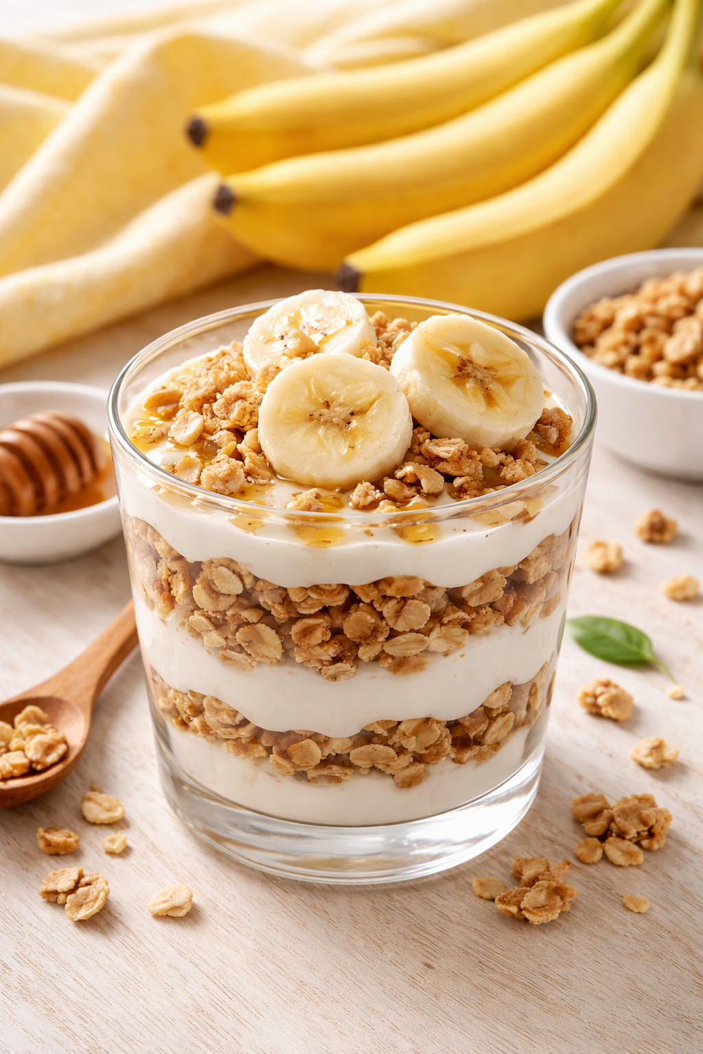 Delicious Banana Granola Parfait to Boost Your Morning!