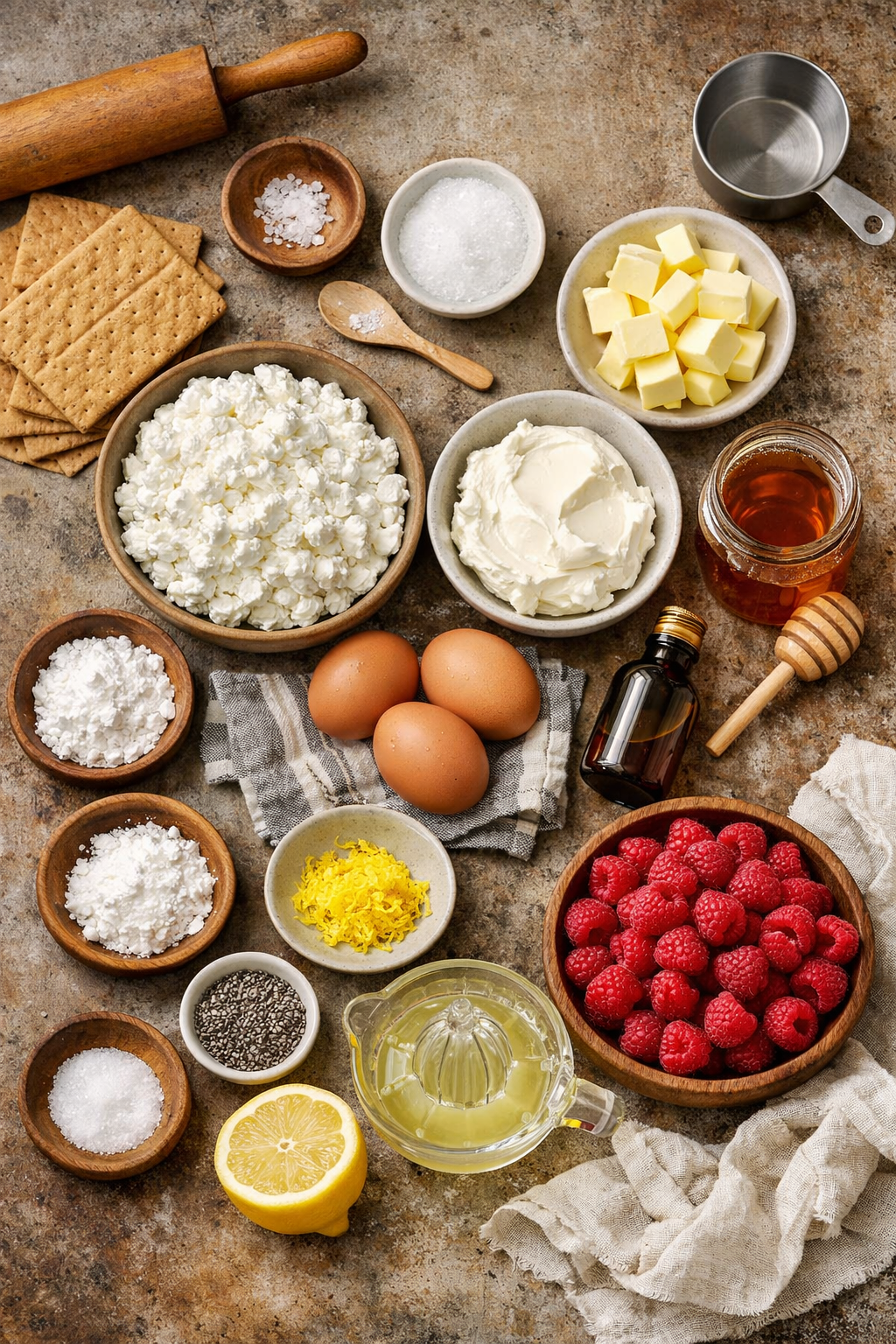 Cottage Cheese Raspberry Cheesecake Recipe