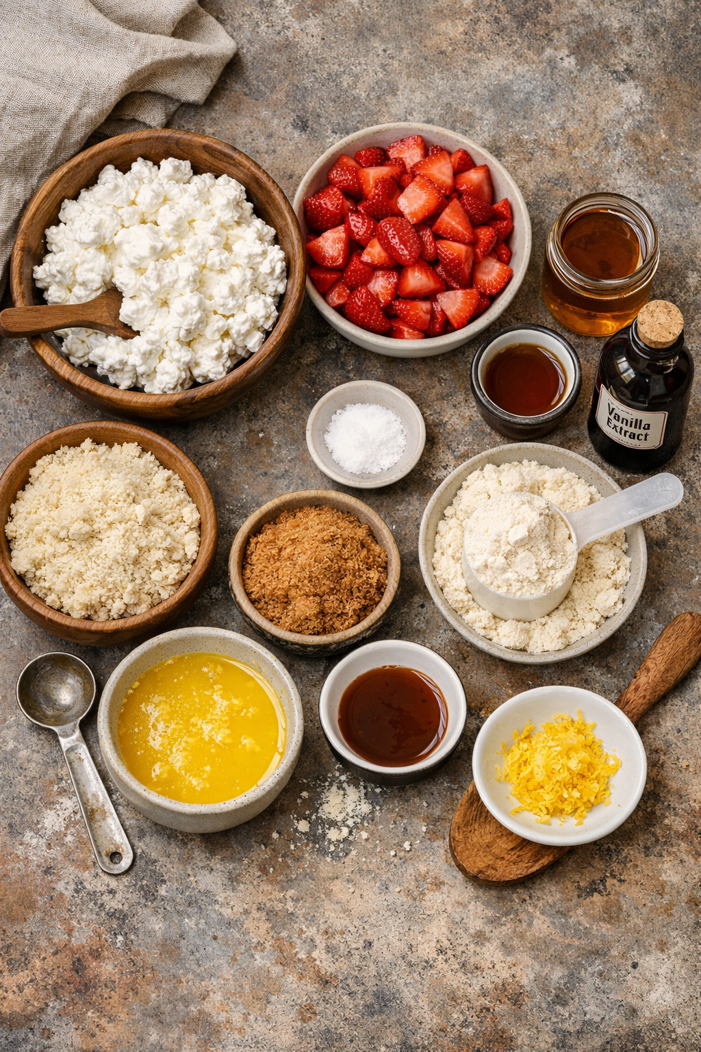 High-Protein Strawberry Shortcake Ice Cream Bars