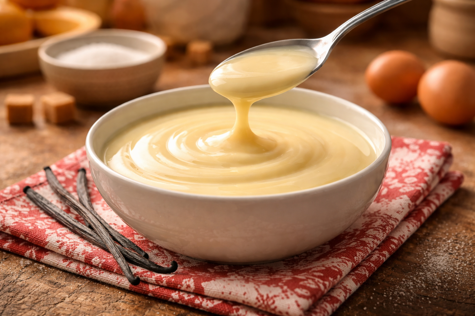 Vanillesoße Recipe (German Vanilla Sauce)