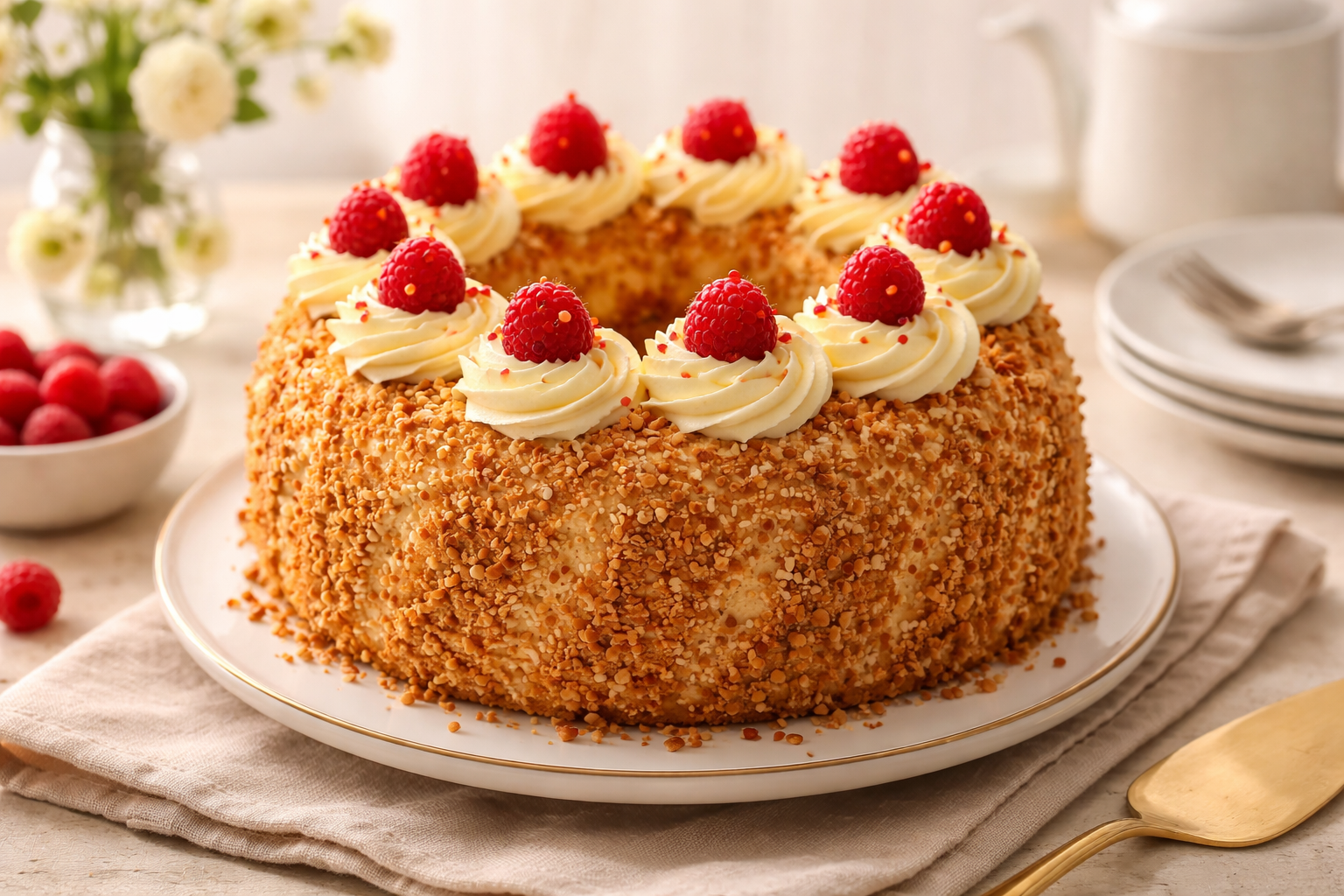 Frankfurter Kranz Recipe (German Crown Cake)
