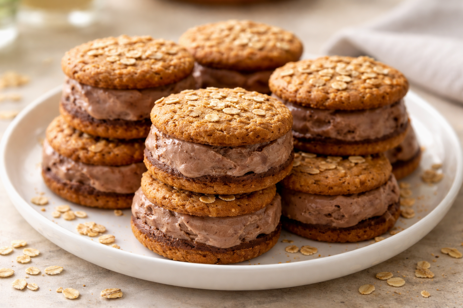 Delicious No-Sugar Chocolate Banana Ice Cream Sandwiches Recipe