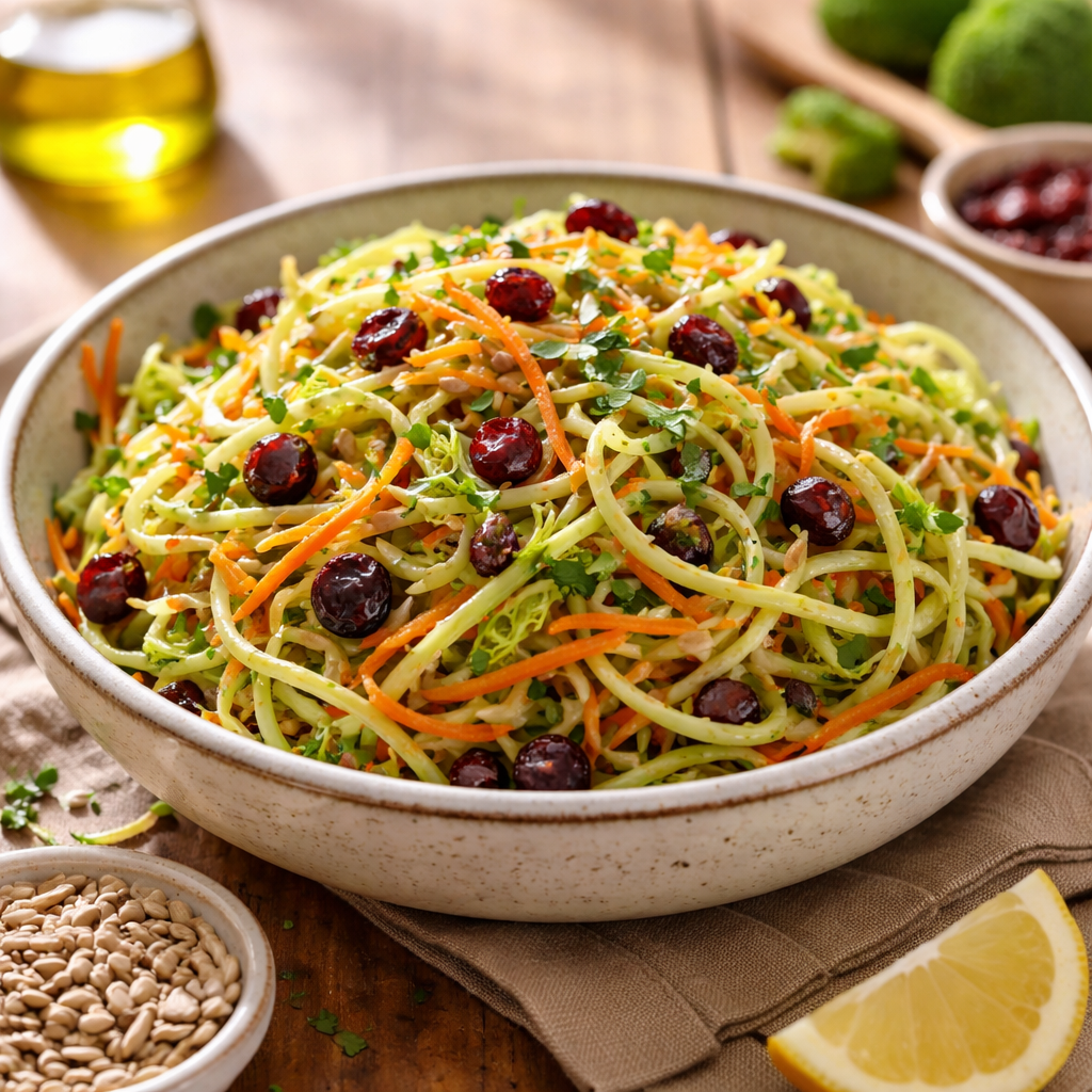 6. Broccoli Stem Slaw (Don't waste the stems!)