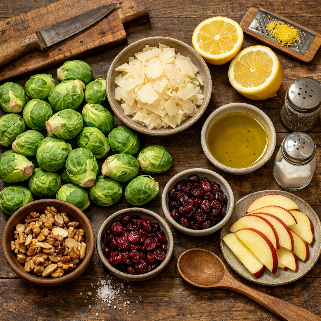 Delicious Shaved Brussels Sprouts Salad with Parmesan & Lemon 3 Delicious Shaved Brussels Sprouts Salad with Parmesan & Lemon