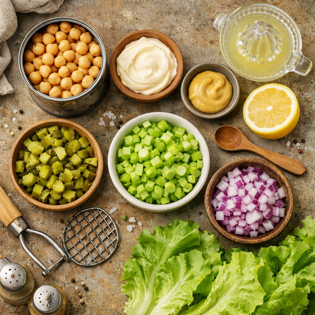 Delicious Chickpea "Tuna" Salad Lettuce Wraps You’ll Love 2 Delicious Chickpea "Tuna" Salad Lettuce Wraps You’ll Love