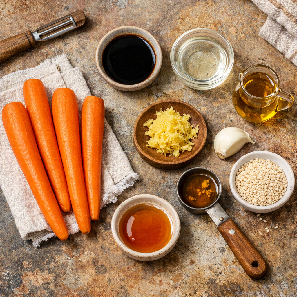 Quick and Easy Carrot Ribbon Salad with Sesame Bliss 3 Quick and Easy Carrot Ribbon Salad with Sesame Bliss