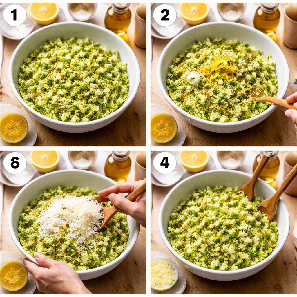 Delicious Shaved Brussels Sprouts Salad with Parmesan & Lemon 4 2. Shaved Brussels Sprouts Salad with Parmesan