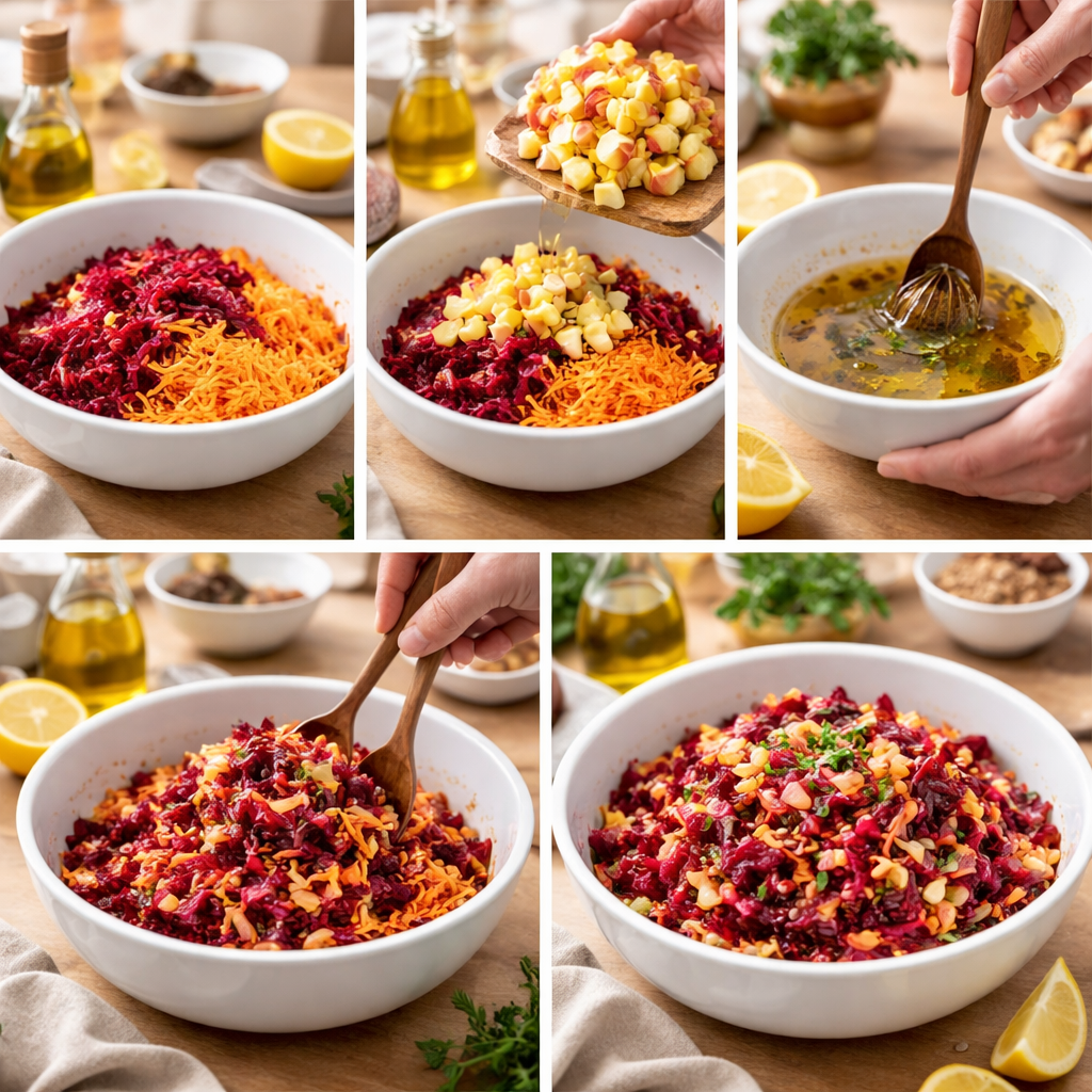 Fresh and Crunchy Raw Beet & Apple Salad You’ll Love