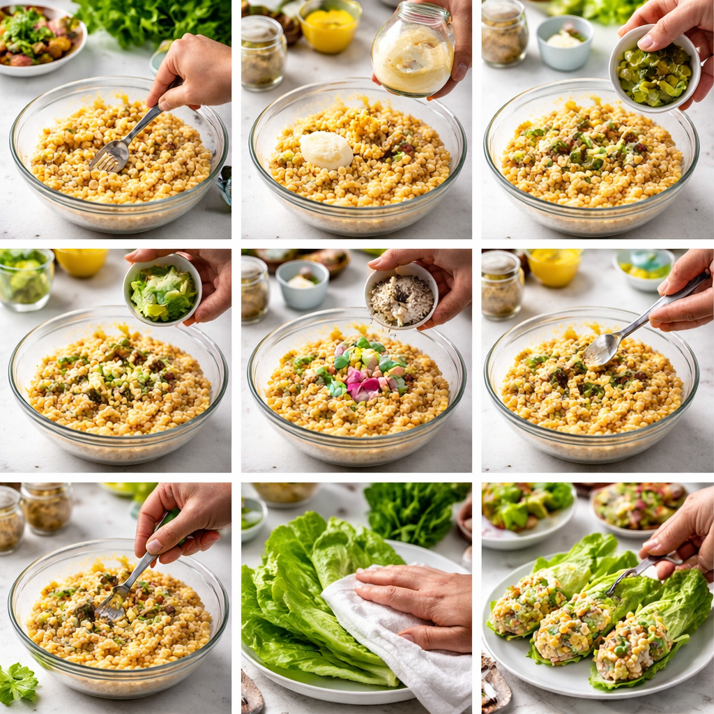 Delicious Chickpea "Tuna" Salad Lettuce Wraps You’ll Love 3 Delicious Chickpea "Tuna" Salad Lettuce Wraps You’ll Love