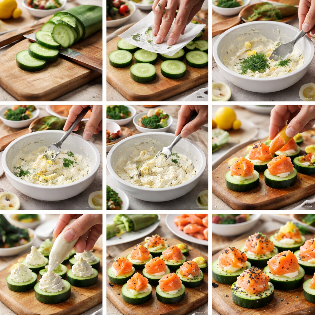 Savory Smoked Salmon & Cucumber Bites for Effortless Entertaining 4 6. Smoked Salmon & Cucumber Bites