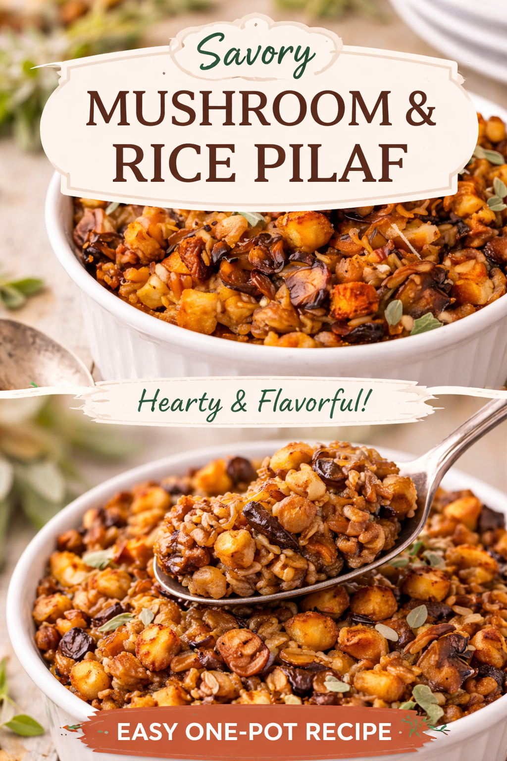 2. Wild Rice & Mushroom Stuffing