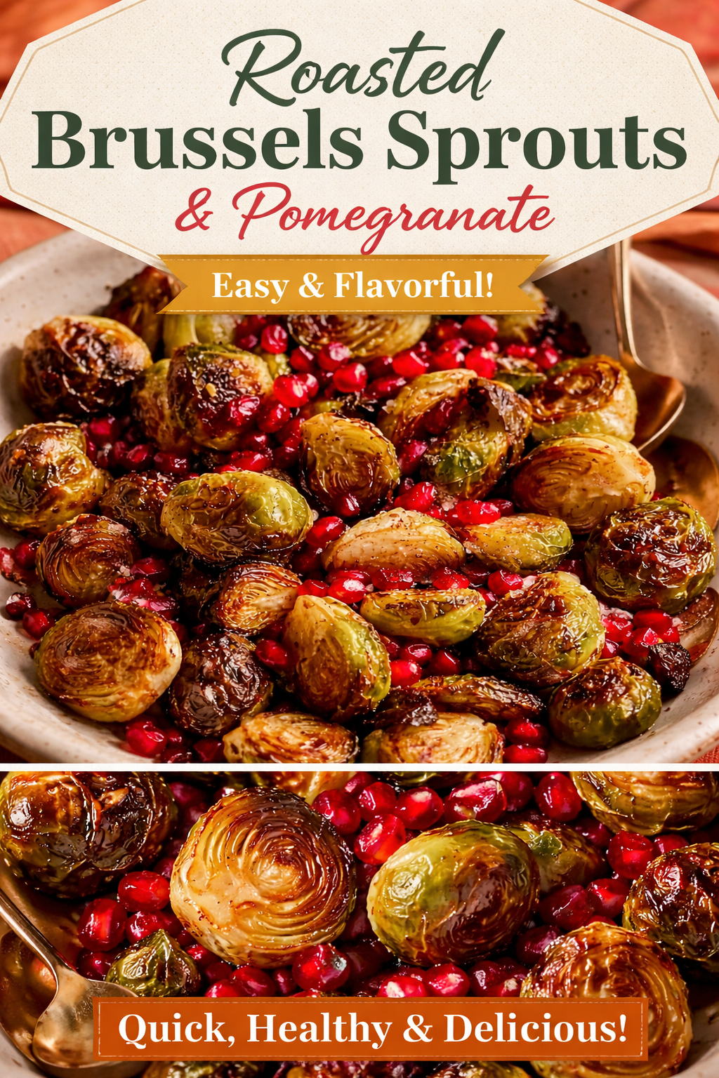 6. Brussels Sprouts with Pomegranate