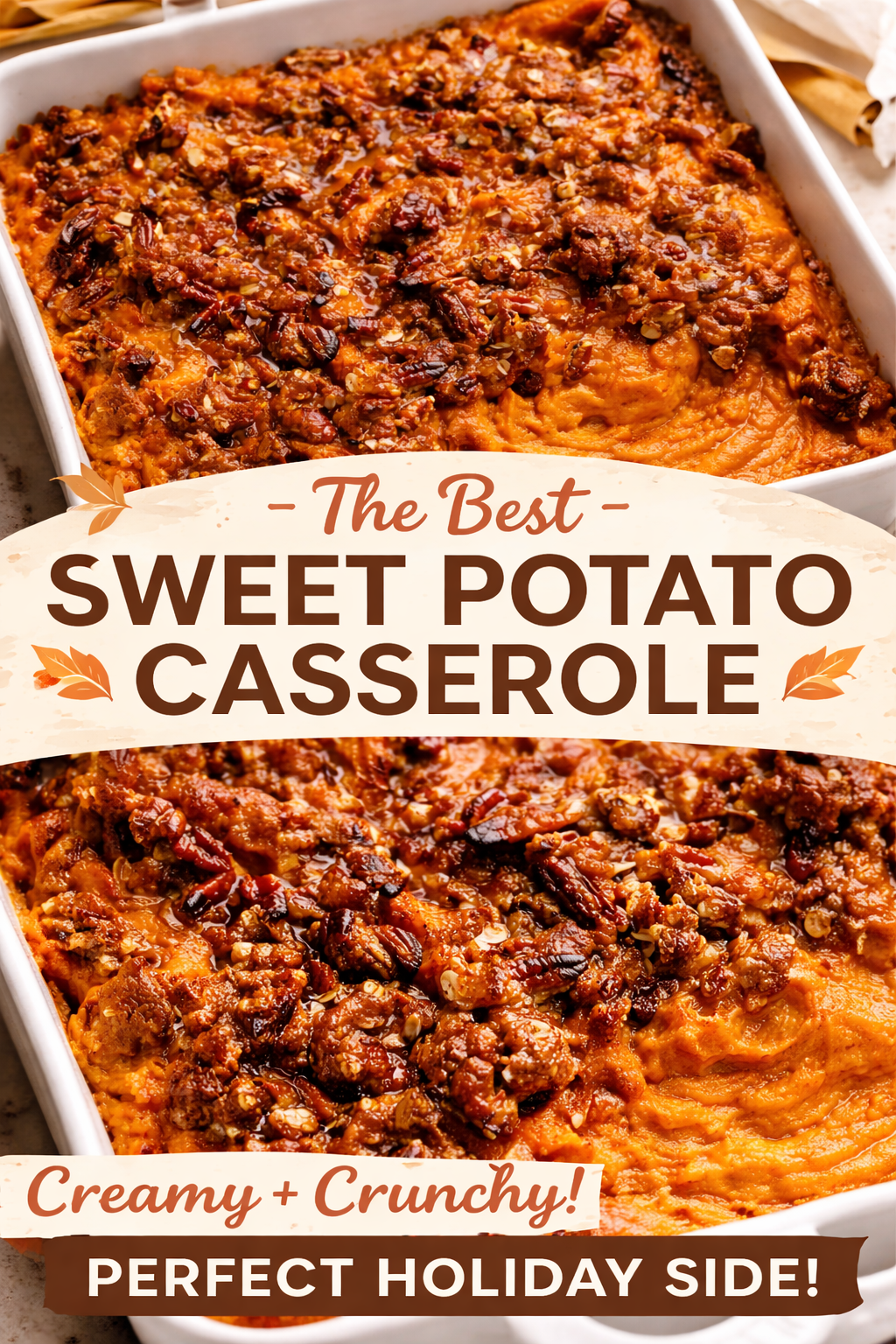 5. Mashed Sweet Potatoes with Pecans