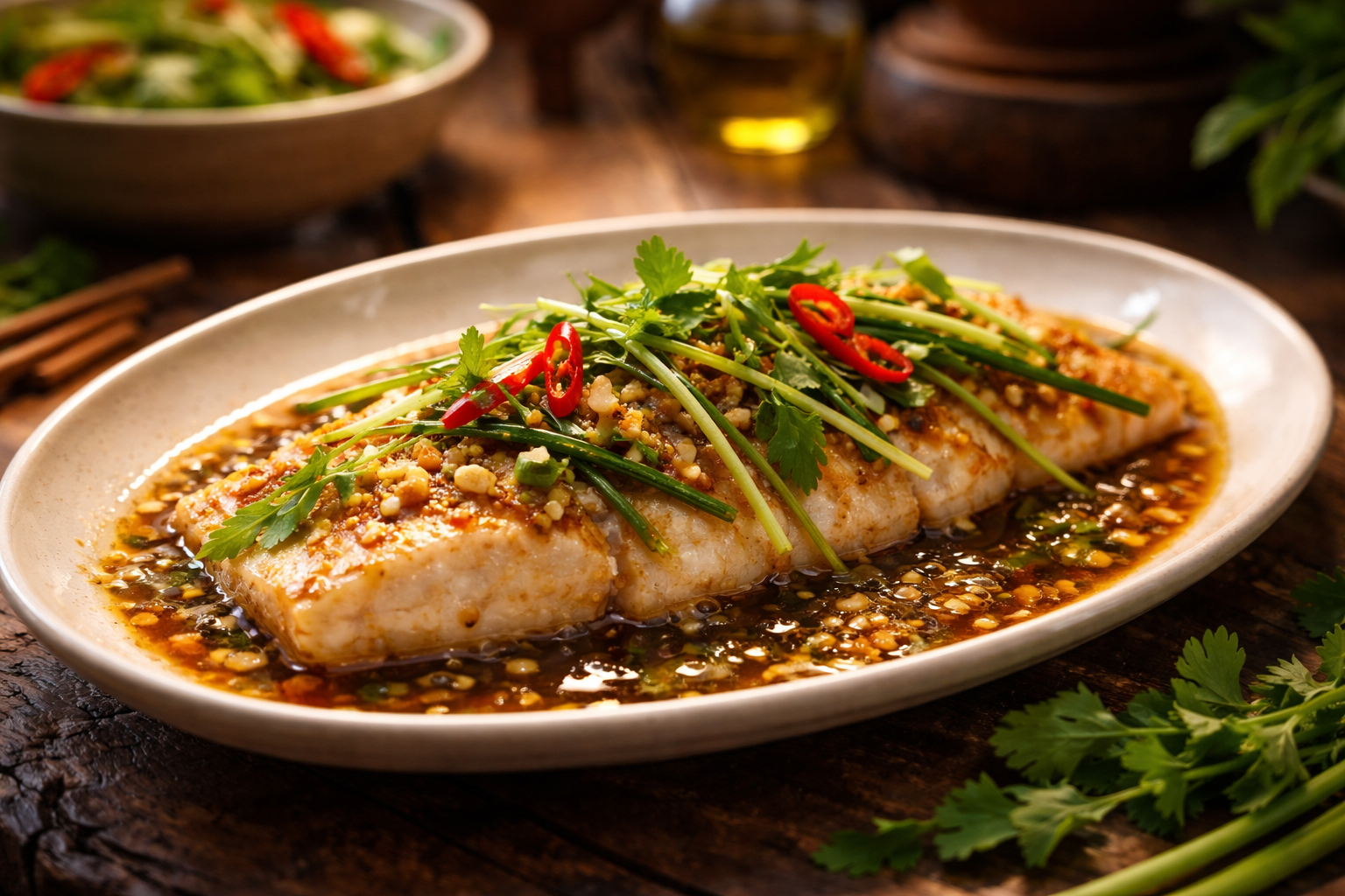 Savor the Flavor: Steamed Fish with Ginger Made Easy 1 4. Steamed Fish with Ginger
